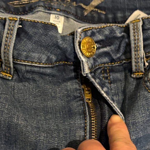 Seven7 Women's Straight Leg Blue Jeans - Picture 8 of 15